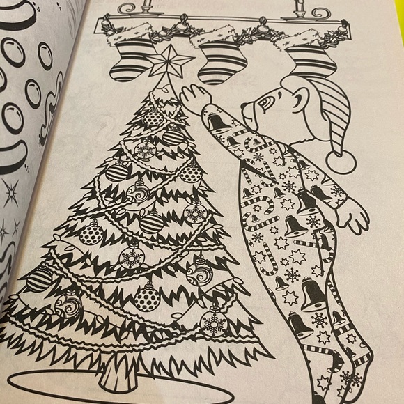 Lisa Frank Coloring Book Christmas - Picture 6 of 6
